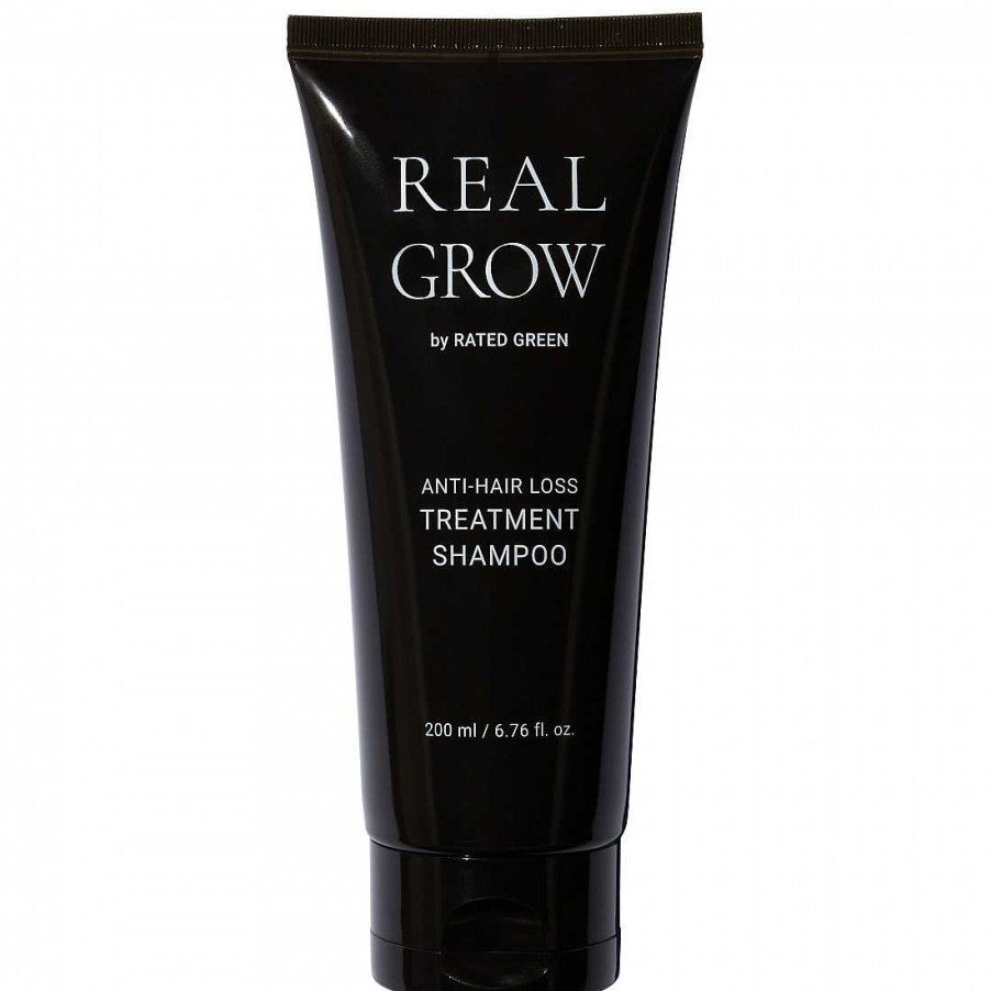 Rated Green Real Grow Anti Hair Loss Extra Volume Shampoo Cabello Graso