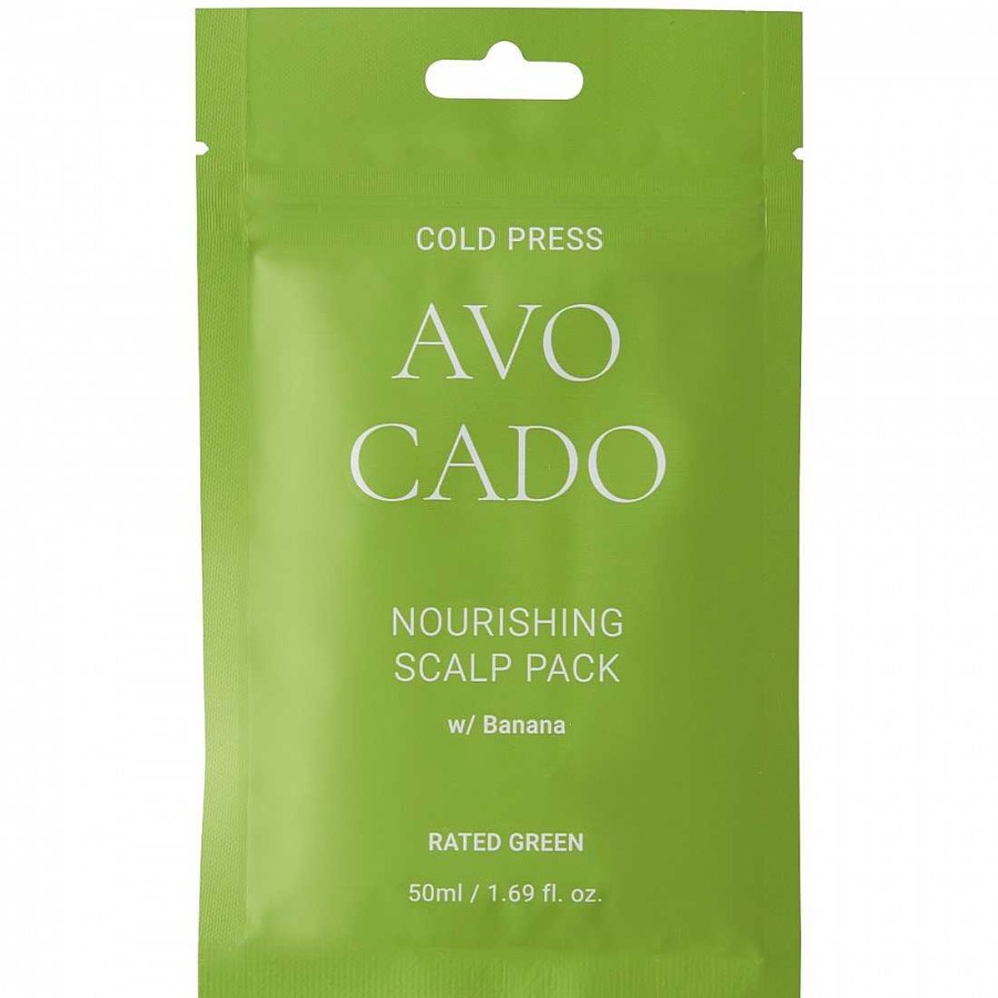 Rated Green Cold Press Avocado Nourishing Scalp 50/200Ml Best Sellers