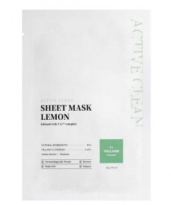 Village 11 Factory Active Clean Sheet Mask Lemon Mascarillas