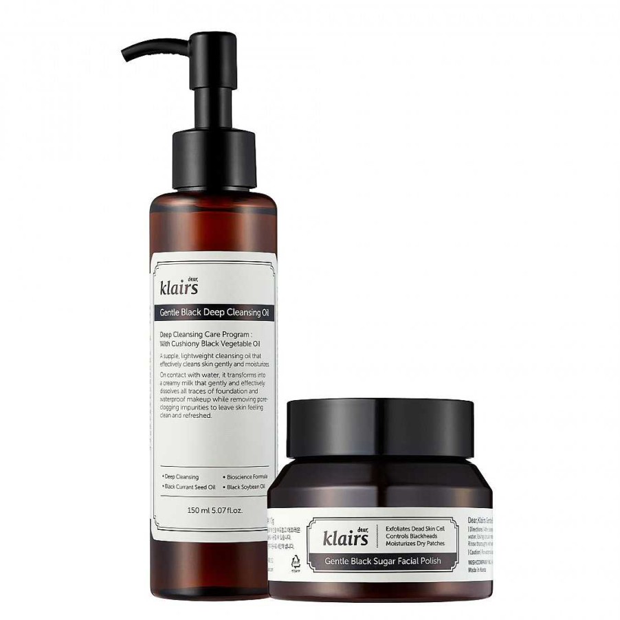 Klairs Matches We Love: Deep Cleansing Oil + Gentle Black Sugar Polish Embarazo Y Lactancia