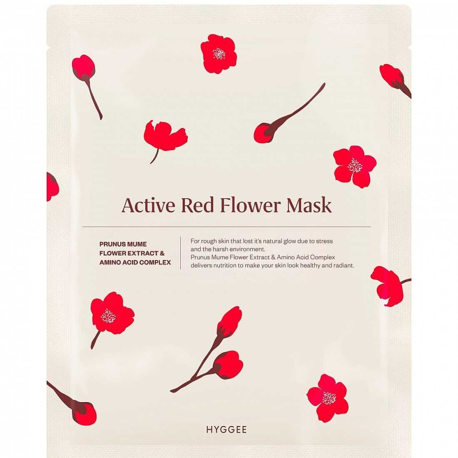 Hyggee Active Red Flower Mask Embarazo Y Lactancia