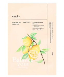 Ondo Beauty 36.5 Charcoal & Yuja Bubble Mask Embarazo Y Lactancia