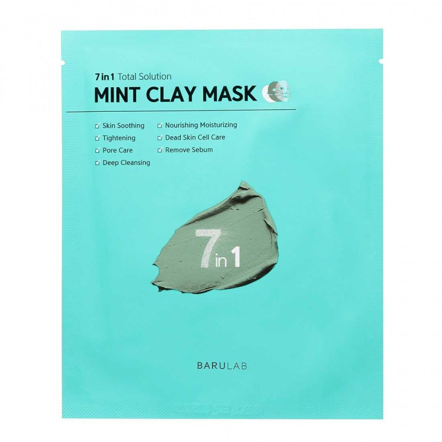 Barulab 7-In-1 Total Solution Mint Clay Mask Mascarillas