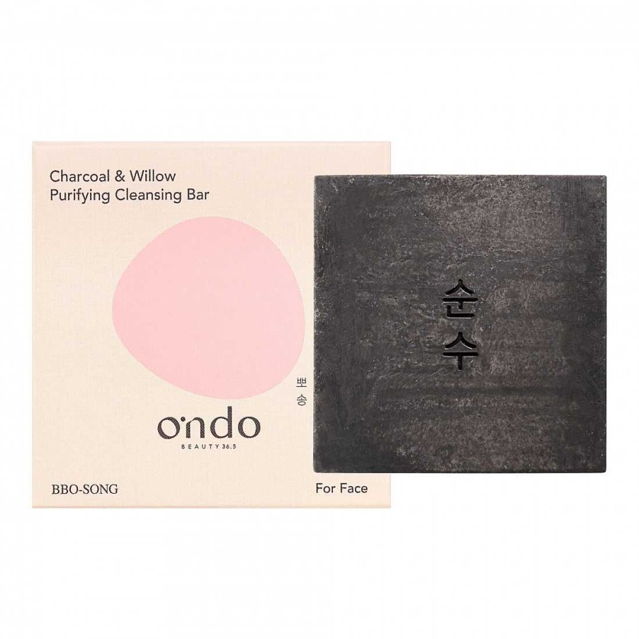 Ondo Beauty 36.5 Charcoal & Willow Purifying Cleansing Bar Doble Limpieza