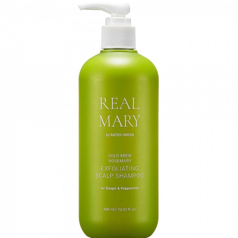 Rated Green Real Mary Exfoliating Scalp Shampoo Cabello Graso