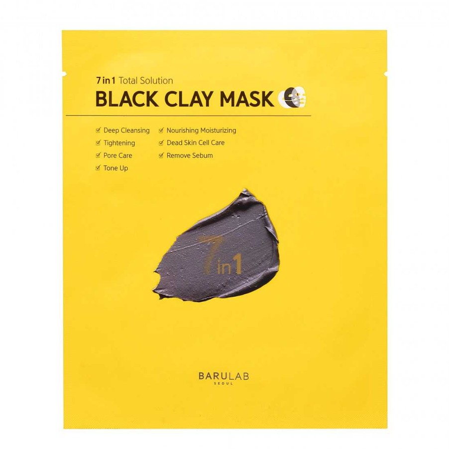 Barulab 7-In-1 Total Solution Black Clay Mask Mascarillas